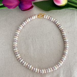 COLLAR PERLA SHELL DONNA PASTEL