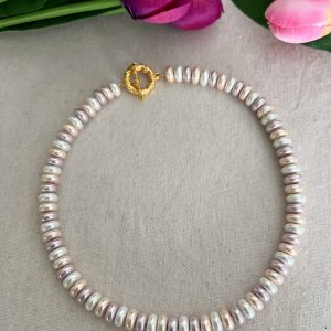 COLLAR PERLA SHELL DONNA PASTEL