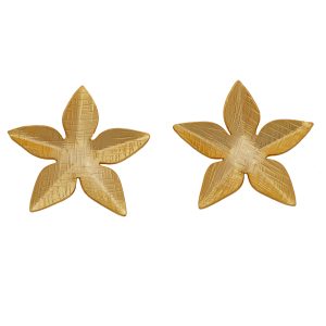 ARETES FLOR ESTRELLADA